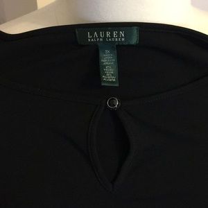Ralph Lauren Black Dressy Top Size 3x